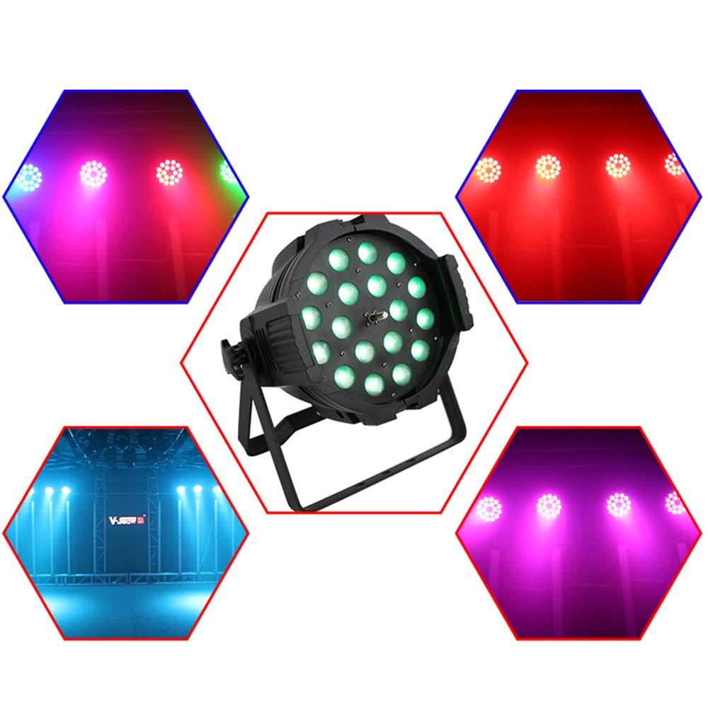 Amazon.com: V-Show 18x18W LED Par Zoom Lights - 8-58 Degree